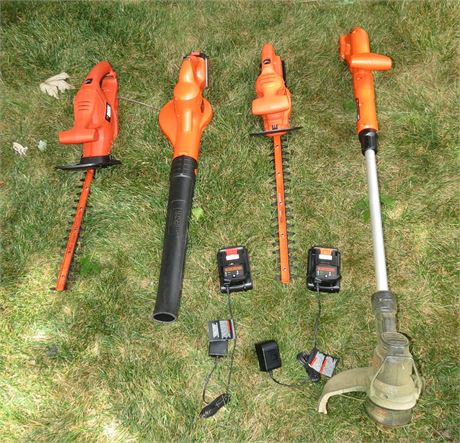 Black & Decker Blower, Weedeater, Trimmer