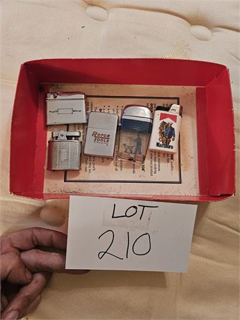 Vintage Lighters- Zippo, Marlboro, Penguins & More