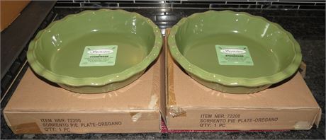 Sorrento Stoneware Pie Plates