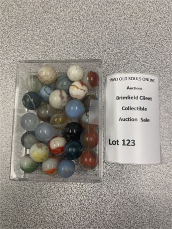 Vintage Glass Marbles Lot