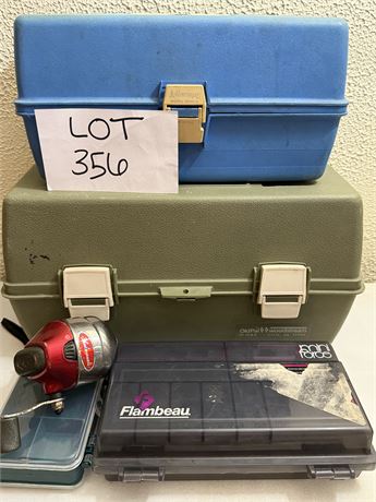 Old Pal Tackle Box, Adventurer, Flambeau, Shakespeare Reel & More