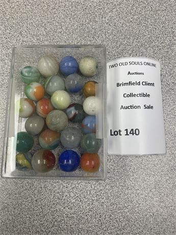 Vintage Glass Marbles Lot