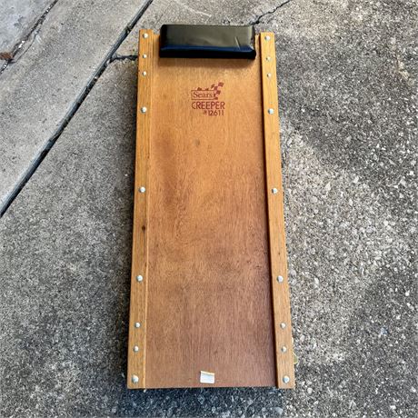Vintage Sears Mechanics Creeper