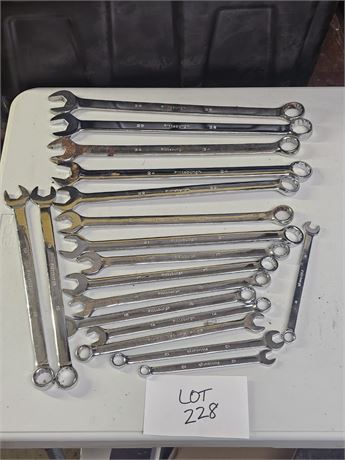 Pittsburgh Large Combination Wrench Set
