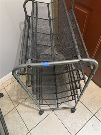 Shoe Rack Storage On Wheels