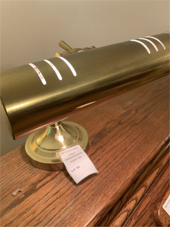 Brass Banker's Desk Lamp
