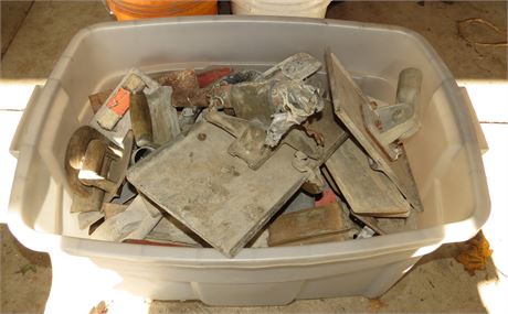 Tote of Concrete Tools