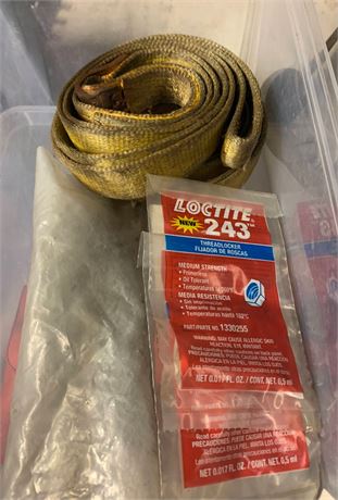 Lifting Straps Hardware Lot - Loctite & More