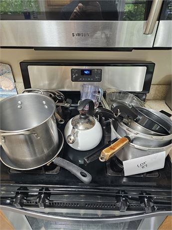 Mixed Pot & Pans: Revere/ Presto/ T-Fal, Baking & More