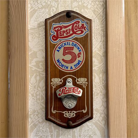 Vintage Pepsi Starr X Wall Mount Bottle Opener