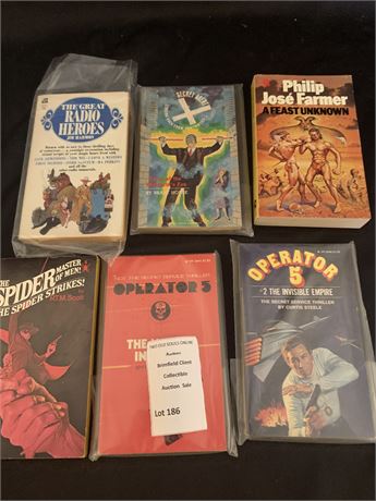 Misc Vintage Adventure Book Lot of 6