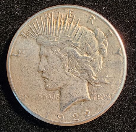 1922-S Peace Silver Dollar