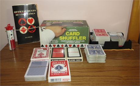 Card Shuffler and Playing Cards