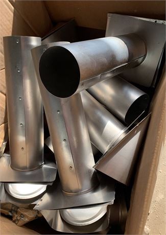 Metal Dryer Vent Pipe Lot - 1 Box