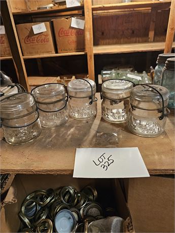 Atlas E-Z Pint Canning Jars