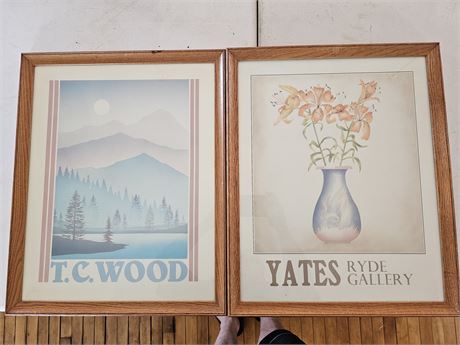 Poster Art Framed - Yates & TC Wood