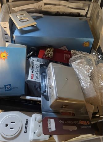 Electric Component Lot - CA Home Control 2-Prong Appliance Module & More