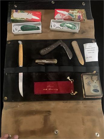 Case Folding Knife, Hawkbill Pocket Knife, Sharpening Stone & More