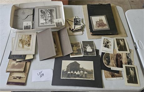 Large Lot Of Mixed Photos- Cabinet, B&W, Animals, People & More
