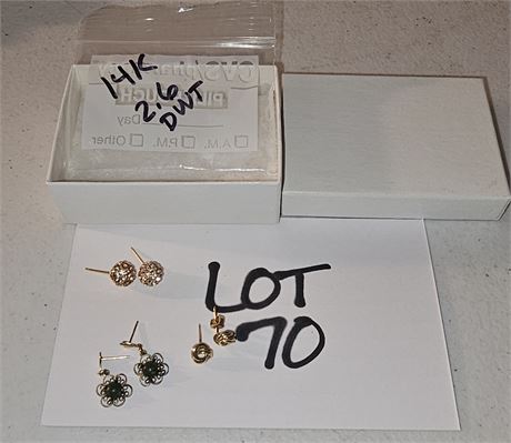 14K Mixed Earrings