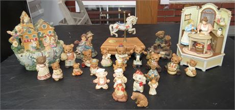 Homco Small Bear Figurines, etc