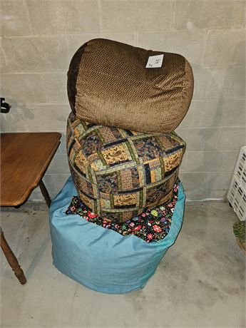 Mixed Size Beanbag Chairs- Color, Size & Style Vary