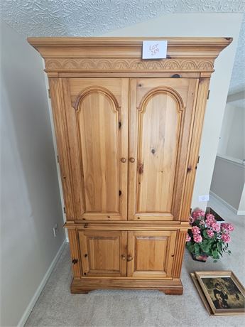 Solid Wood Entertainment Center