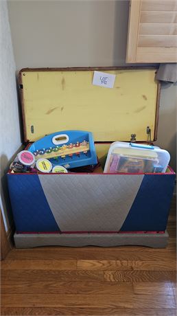 Toy Box & Toys: Little Tikes, Duplo, Books, Musical Instraments & More