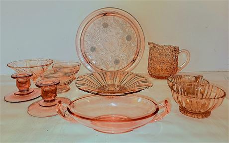 Depression Glass Bowls, Dishes