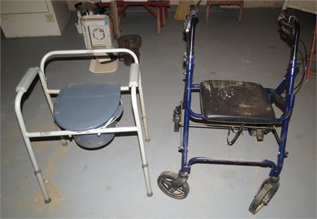Walker, Bedside Toilet
