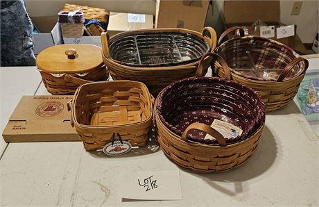 Longaberger Basket- Size, Style & Year Vary