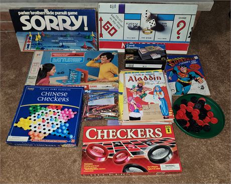 Board Games/Coloring Books