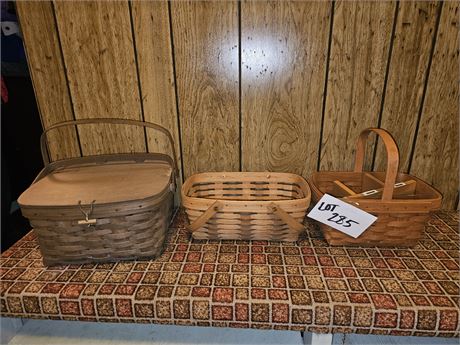 Mixed Longaberger Baskets