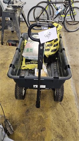 Ground Work Pull Cart With Sand & Salt