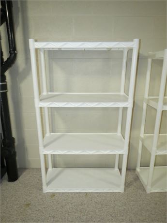 4 Shelf Plastic Shelf