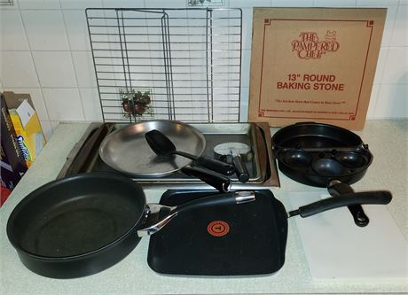 Pans, Baking Stone, Cookie Sheets, etc