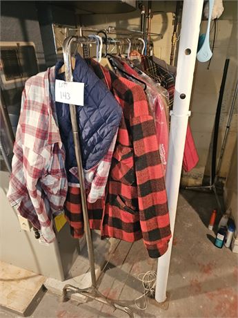 Men's Flannel Coats, Jackets Size Med/Lg