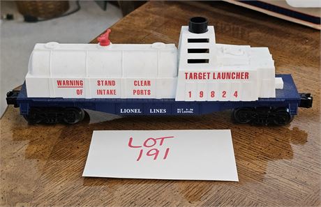 Lionel O Gauge 6-19824 US Army Target Launcher (Re-Make Of Postwar 3470 Model 19