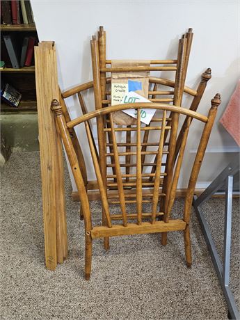 Antique Wood Cradle