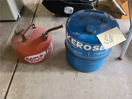 Kerosene Can 5.25 GAL & Eagle 2.5 GAL Can