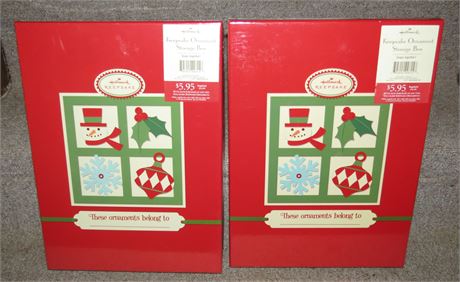 Hallmark Keepsake Ornament Storage Boxes