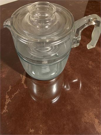 Pyrex Flameware Glass Coffee Percolator
