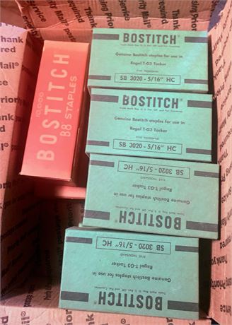 Bostitch B8 Staple & Regal T-G3 Tacker Staple Lot