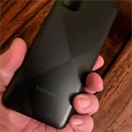Samsung Galaxy A02s Black Smartphone W/Case