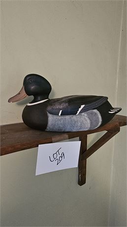 Wood Carved HP Duck