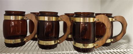 Set of 6~ Siesta Ware Barrel Mugs