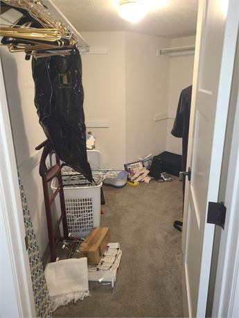 Closet Cleanout:Towels/Healthcare Items/Ironing Board/Storage & More