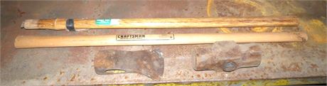 Axe Handles, Axe Head, Sledge Head