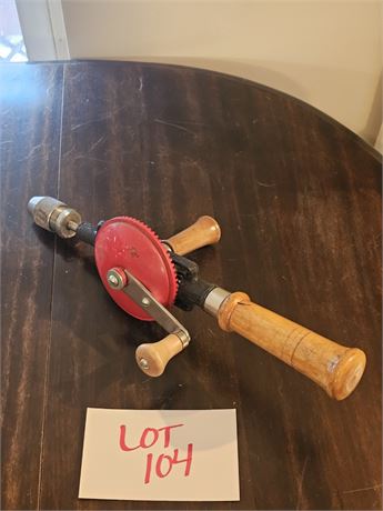 Vintage Hand Crank Drill