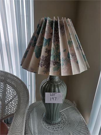 Seafoam Green Table Lamp